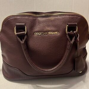 Maroon hand bag in great condition